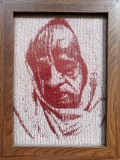 Photostitch - Pfhoto/Portrait embroidered in a single thread